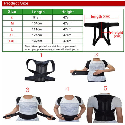 BackSet Posture Corrector Brace