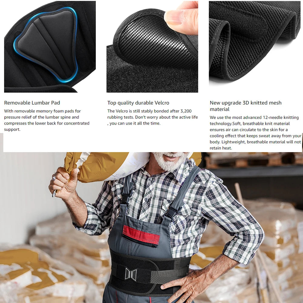 BackSet Lumbar Support Belt